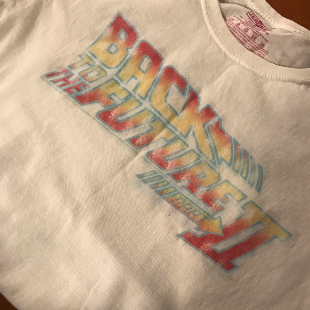 Custom Youth large Back ToThe Future T-shirt